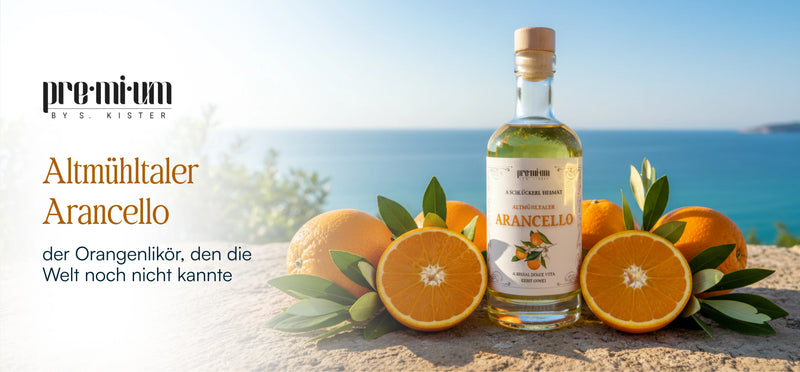 Altmühltaler Arancello der Orangenlikör, den die Welt noch nicht kannte